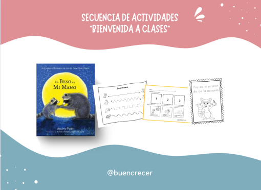 Secuencia didáctica "Vuelta a clases" Libro un beso en mi mano